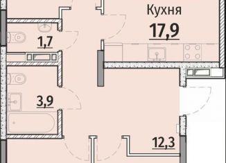 Трехкомнатная квартира на продажу, 81.7 м2, Чебоксары, Калининский район