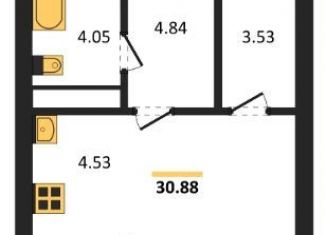 Продается квартира студия, 30 м2, Свердловская область, улица Академика Ландау, 32