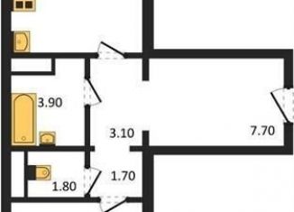 Продается однокомнатная квартира, 49.5 м2, Воронеж, Центральный район, улица Загоровского, 9/1