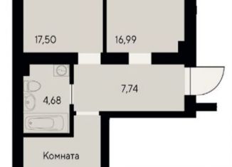 Продажа двухкомнатной квартиры, 62 м2, Красноярск, улица Елены Стасовой, 80