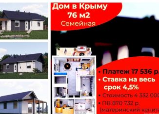 Продается дом, 76 м2, Крым