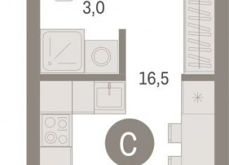 Продаю квартиру студию, 26.3 м2, Екатеринбург, метро Уралмаш, улица Стачек, 62