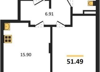 Продается 1-ком. квартира, 51.5 м2, Воронеж, Коминтерновский район, Электросигнальная улица, 9Ак2