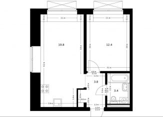 Продается однокомнатная квартира, 39.4 м2, Московская область, Заповедная улица, 9