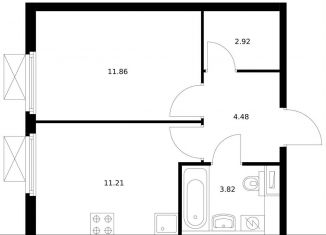 Продается однокомнатная квартира, 33.7 м2, Москва, Открытое шоссе, 18Ак4