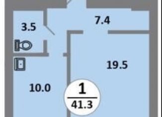 Продаю 1-ком. квартиру, 40.9 м2, Красноярский край, 5-й микрорайон, с11