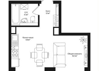 Продажа 1-ком. квартиры, 29.5 м2, Москва, СЗАО, улица Маршала Бирюзова, 1к1