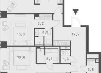 Продается трехкомнатная квартира, 165 м2, Москва, Садовая-Сухаревская улица, 14с1