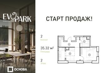 Продается двухкомнатная квартира, 35.3 м2, Москва, метро Электрозаводская