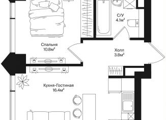 Продам 1-ком. квартиру, 35.1 м2, Москва, улица Маршала Бирюзова, 1к1, СЗАО