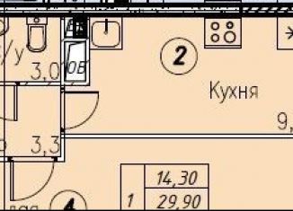 Продается 1-ком. квартира, 29.9 м2, Ступино, Больничный переулок