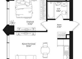 Продам 1-комнатную квартиру, 38 м2, Москва, улица Маршала Бирюзова, 1к1, СЗАО