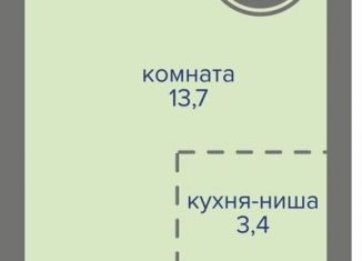 Продам квартиру студию, 25.5 м2, Пермь, шоссе Космонавтов, 309А