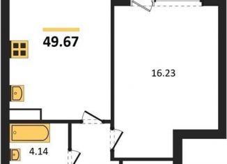 Продается 1-ком. квартира, 49.7 м2, Воронеж, Московский проспект, 132