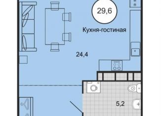 Квартира на продажу студия, 29.6 м2, Михайловск, переулок Ландышей, 4