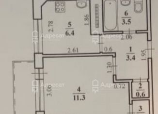 Продажа 1-комнатной квартиры, 26.1 м2, Волгоград, Тополёвая улица, 9