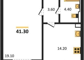 Продаю однокомнатную квартиру, 41.3 м2, Воронеж, Центральный район, улица Загоровского, 13к2