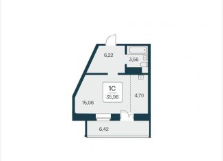 Продаю квартиру студию, 36 м2, Новосибирск