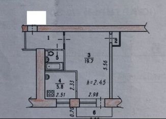 Продажа 1-ком. квартиры, 32 м2, Омск, Ишимская улица, 22