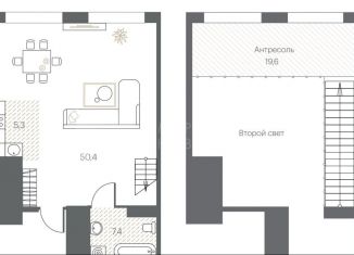 Продаю 1-ком. квартиру, 82.7 м2, Тюмень, Первомайская улица, 8