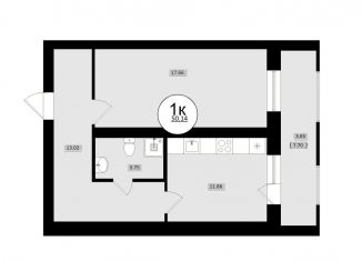 Продается 1-комнатная квартира, 50.1 м2, Самара