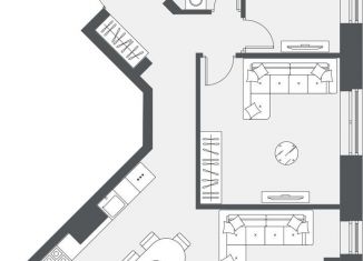 Продается двухкомнатная квартира, 70.2 м2, Казань, Советский район