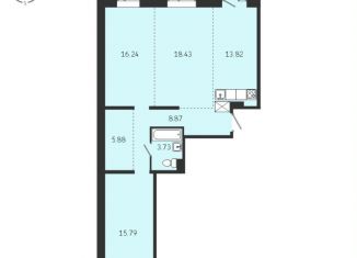 Продается 3-комнатная квартира, 82.8 м2, Иркутск, Советская улица, 115/1, Правобережный округ