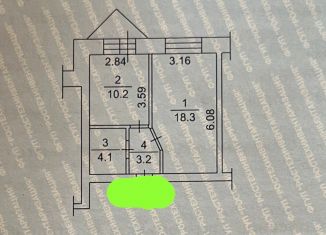 Продам 1-комнатную квартиру, 35.8 м2, Томск, Ботанический переулок, 3, Кировский район