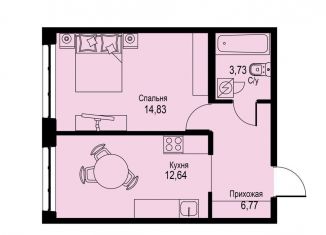 Продаю 1-комнатную квартиру, 38 м2, Ленинградская область, Солнечная улица, 2