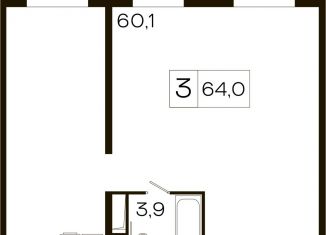 Продажа 2-ком. квартиры, 64 м2, Одинцово, ЖК Сердце Одинцово, Вокзальная улица, 31А