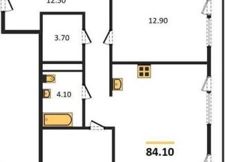 Продаю 2-ком. квартиру, 84.1 м2, Новосибирск, улица Декабристов, 107/9, ЖК Урбан-виллы на Никитина