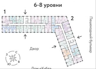 Продаю 3-ком. квартиру, 77 м2, Тюмень, ЖК Колумб