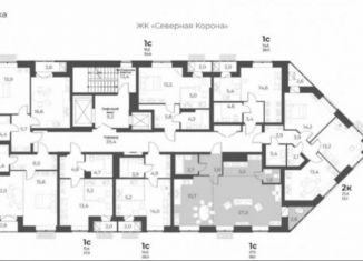 Продается однокомнатная квартира, 58.3 м2, Новосибирск, улица Декоративный Питомник, 16/2, ЖК Дежнёв