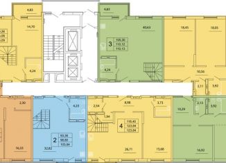 Продам 3-ком. квартиру, 115 м2, Самара, улица Дыбенко, 5, метро Гагаринская