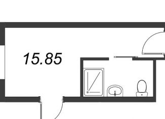 Продам квартиру студию, 13.9 м2, Санкт-Петербург, муниципальный округ Гагаринское, улица Орджоникидзе, 44А