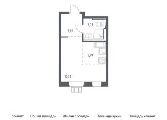 Продаю квартиру студию, 21.4 м2, село Ям, жилой комплекс Прибрежный Парк, к2.2