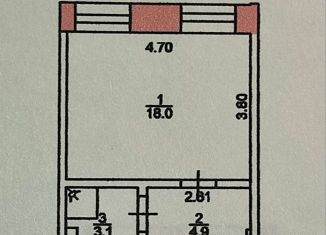 Продажа 1-комнатной квартиры, 26 м2, Тутаев, Ярославская улица, 118