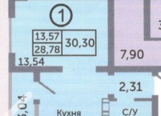 Продам однокомнатную квартиру, 34 м2, Оренбург, ЖК Ботанический сад