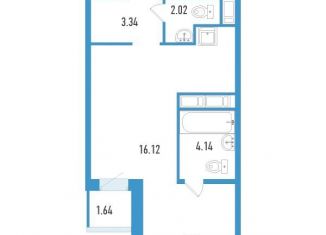 Продажа 1-комнатной квартиры, 35 м2, Санкт-Петербург