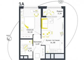 Продажа однокомнатной квартиры, 40.6 м2, Рязанская область, Шереметьевская улица, 14