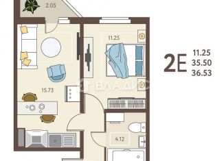 Продам однокомнатную квартиру, 36.5 м2, Липецкая область