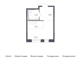 Продается квартира студия, 24.5 м2, Тюмень, жилой комплекс Чаркова 72, 1.3, Ленинский округ