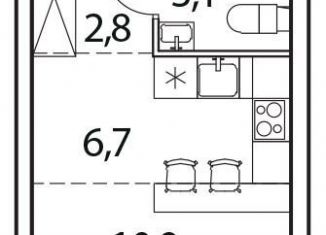 Продается квартира студия, 23.5 м2, деревня Рузино, ЖК Новый Зеленоград