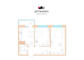 Продаю 2-комнатную квартиру, 50.5 м2, Петрозаводск, район Зарека, Пробная улица, 15