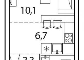 Продам квартиру студию, 23.5 м2, деревня Рузино, ЖК Новый Зеленоград, жилой комплекс Новый Зеленоград, 4к2