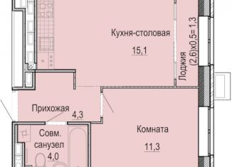 Продается однокомнатная квартира, 34.6 м2, Ижевск