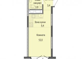 Квартира на продажу студия, 25 м2, Ижевск