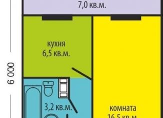 1-комнатная квартира на продажу, 41.4 м2, Челябинск, Электростальская улица, 20, Металлургический район