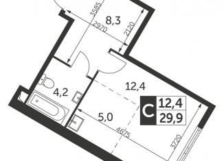 Продается квартира студия, 29.9 м2, Москва, ЖК Архитектор, улица Академика Волгина, 2с1