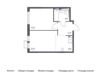 Однокомнатная квартира на продажу, 38.3 м2, село Остафьево, жилой комплекс Остафьево, к13